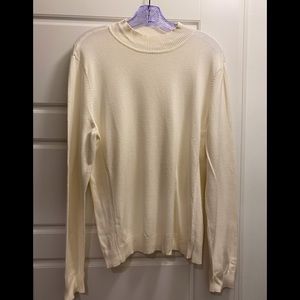 Christopher & Banks mock neck sweater, size L